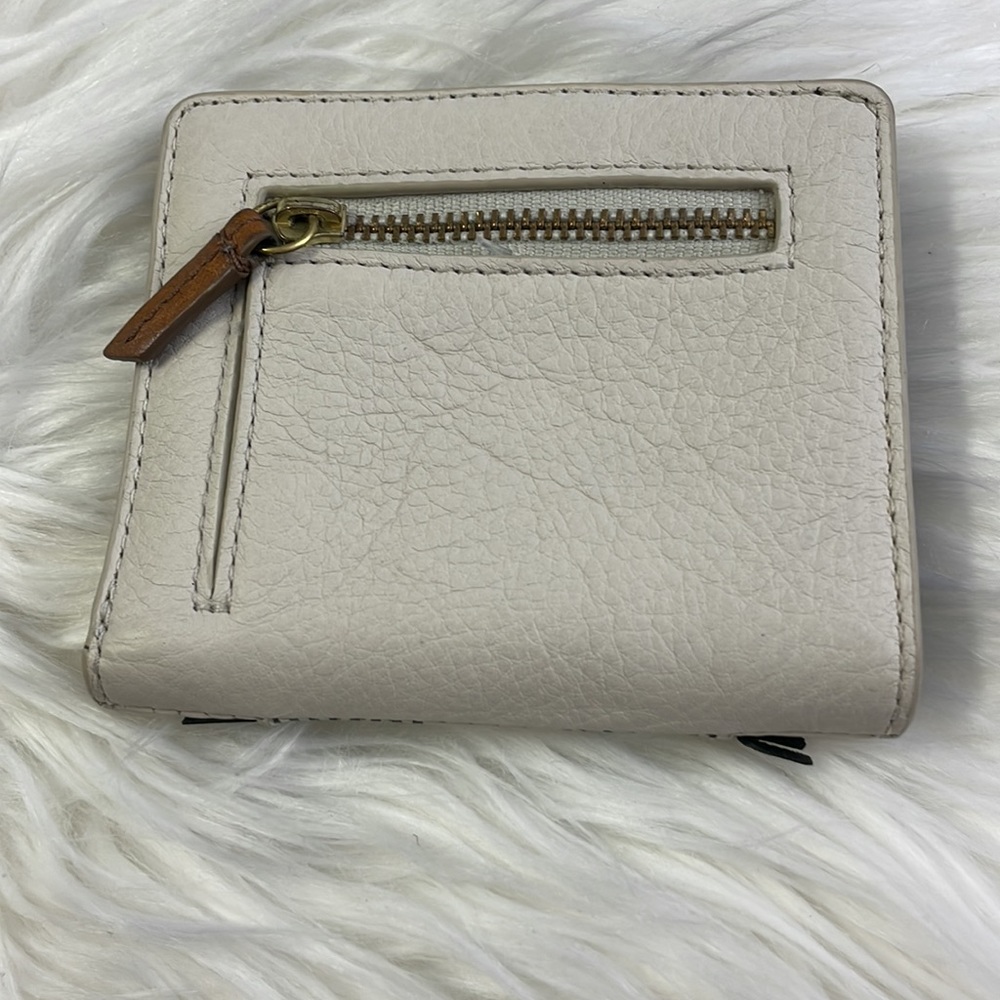 Fossil Black Cream Fringe Wallet - image 4